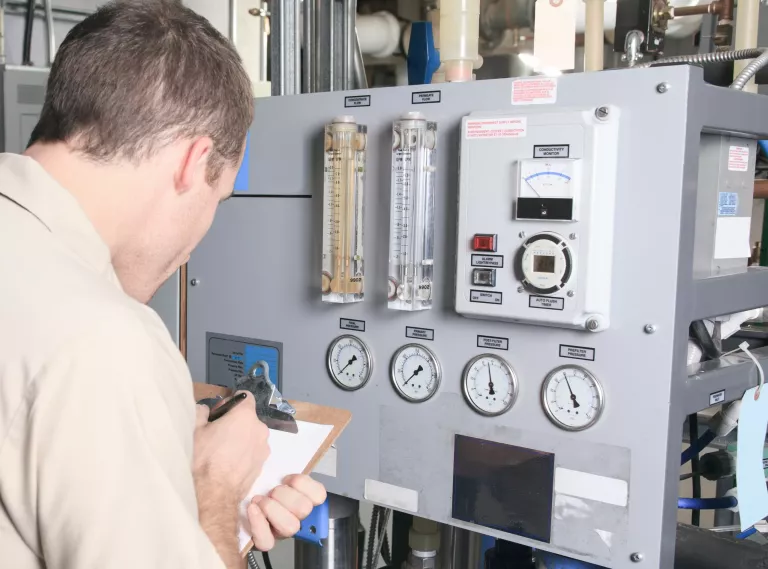 A Air Conditioner Repair Man at work