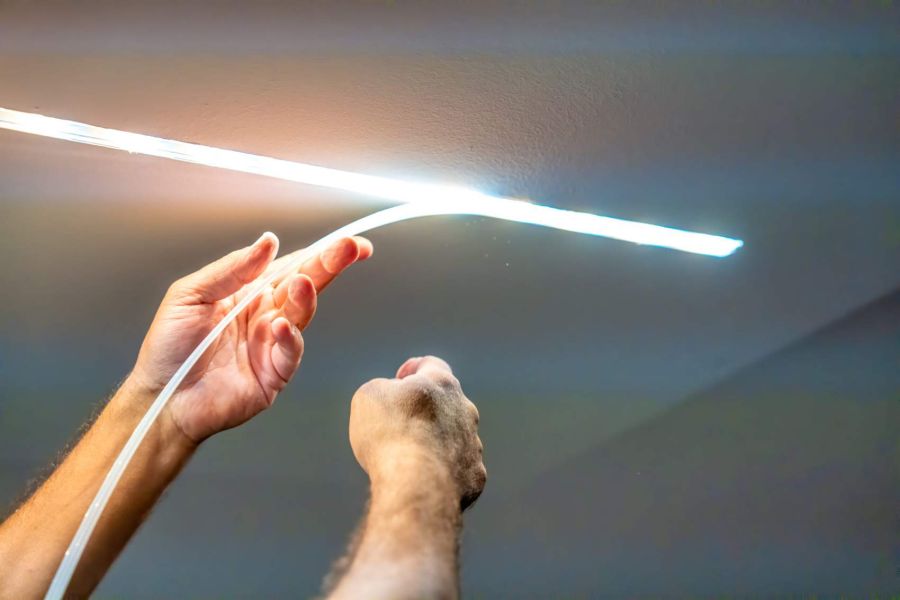 LED Strip Installation for Creative and Energy-Efficient Lighting in Your Home or Office.
